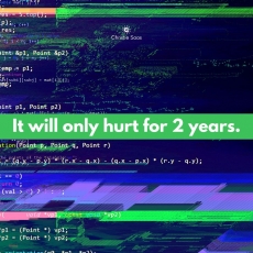 It will only hurt for 2 years
